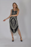 Rochie midi cu margele, MARY