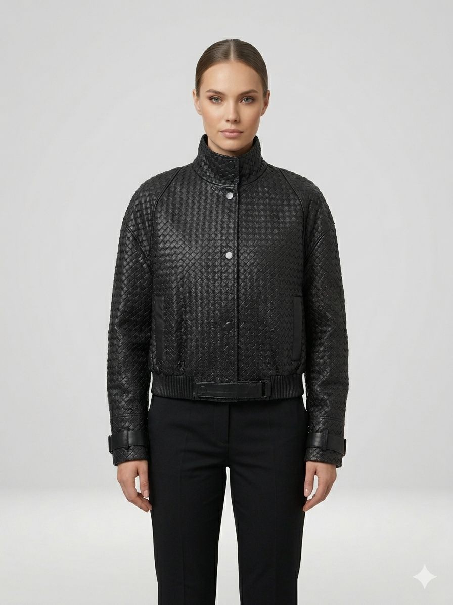 Geaca BT, model impletit, BLACK