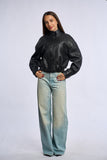Geaca BT, model impletit, BLACK