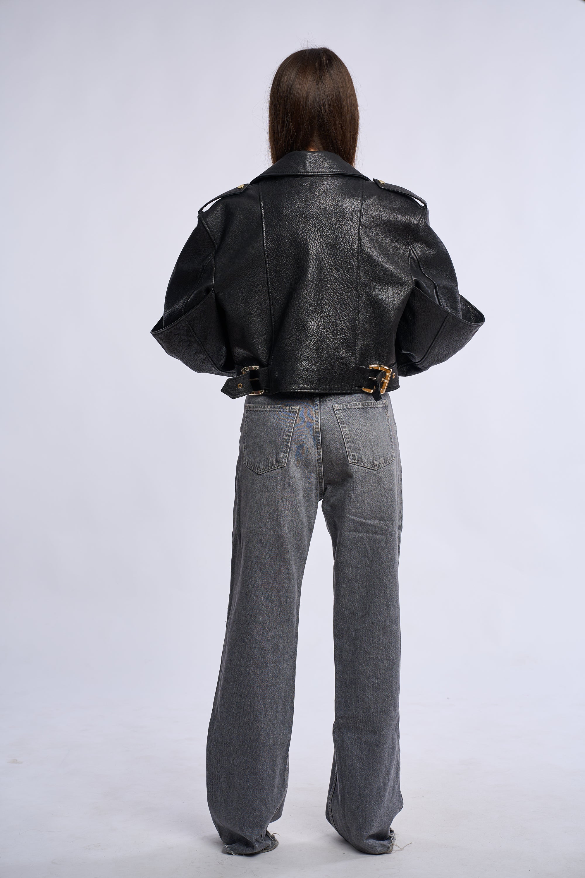 Geaca piele jumbo DEMI
