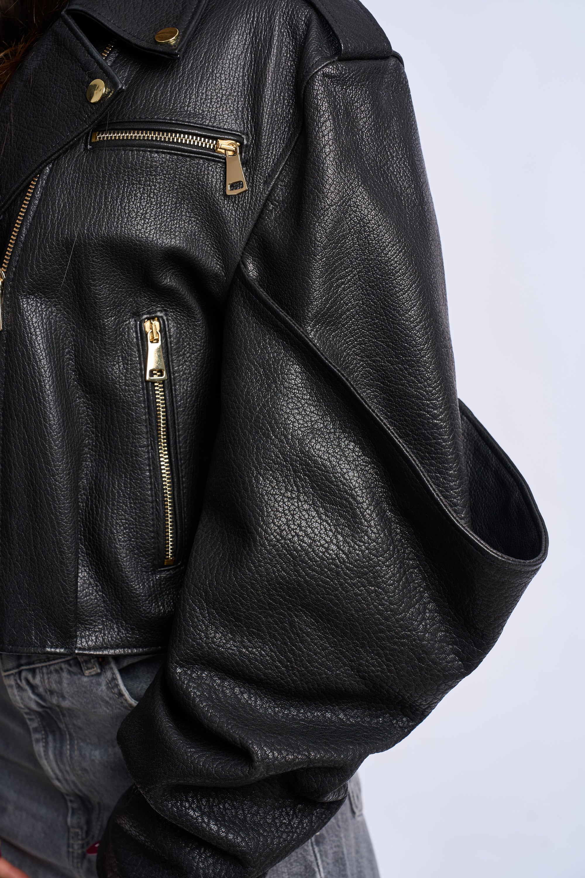 Geaca piele jumbo DEMI