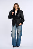 Cojoc din blana de miel, Black
