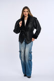 Cojoc din blana de miel, Black