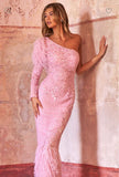Rochie cu pene si paiete, Sheri
