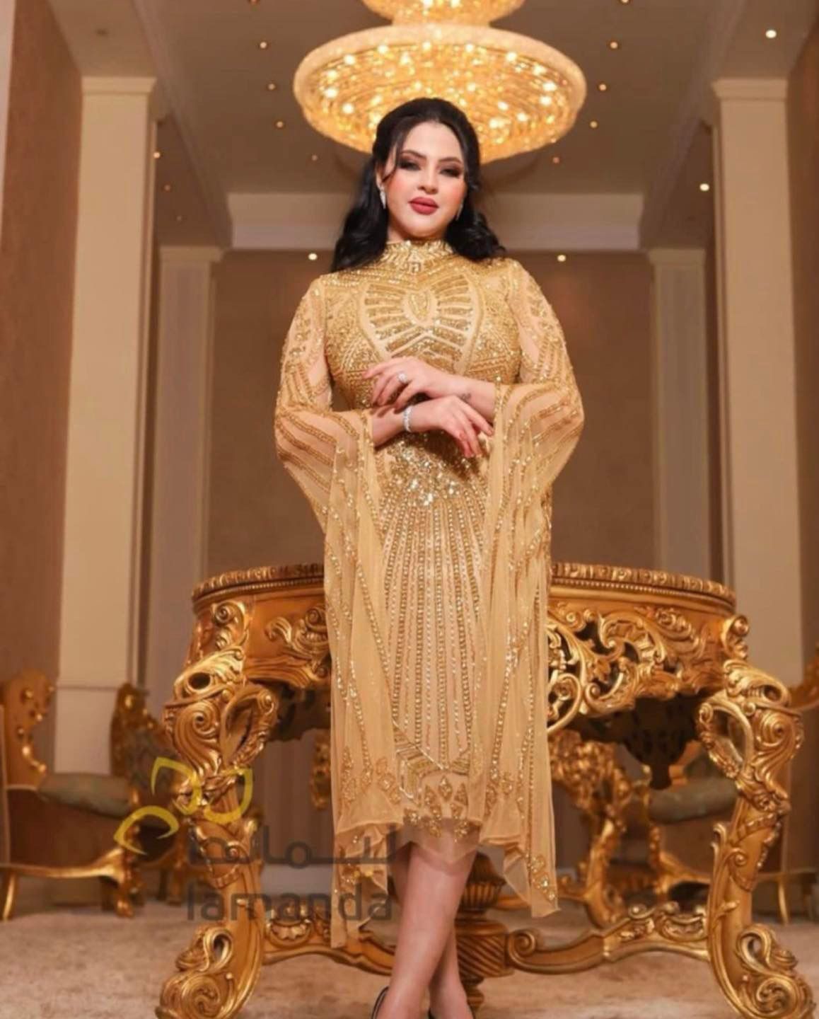 Rochie cu maneci lungi, Dubai